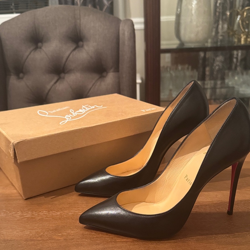 Christian Louboutin "So Kate" Black Heels